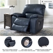 Bowery Hill 3-Piece Power Reclining Living Room Sofa Set in Ocean Blue