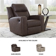Bowery Hill Brown Reclining Sofa Set with Loveseat and Recliner