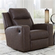 Bowery Hill Brown Reclining Sofa Set with Loveseat and Recliner
