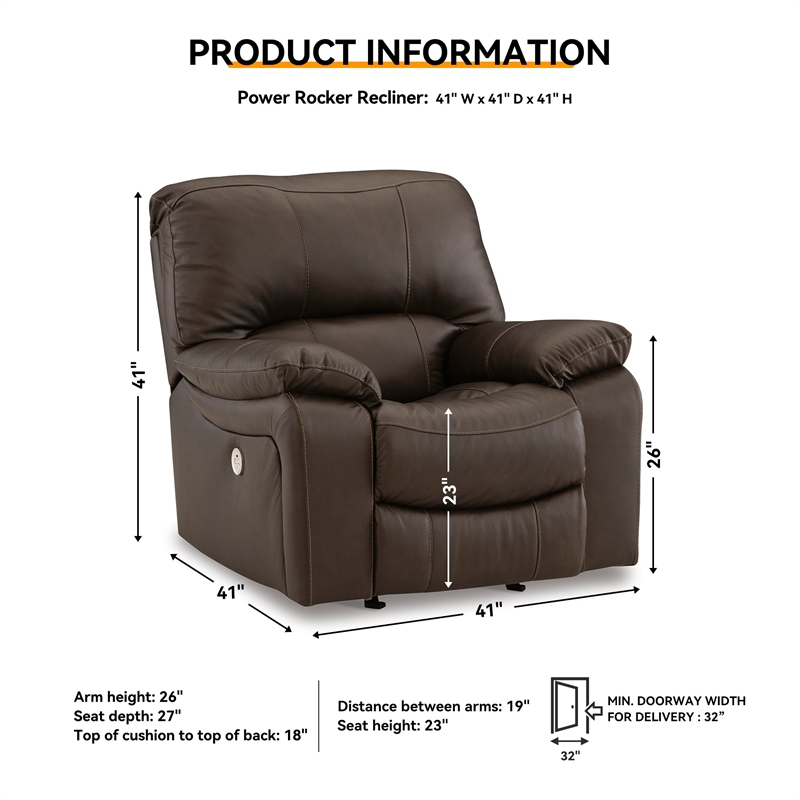Bowery Hill 3-Piece Dark Brown Reclining Living Room Sofa Set