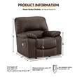 Bowery Hill 3-Piece Dark Brown Reclining Living Room Sofa Set