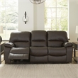 Bowery Hill 3-Piece Dark Brown Reclining Living Room Sofa Set