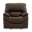 Bowery Hill 3-Piece Dark Brown Reclining Living Room Sofa Set