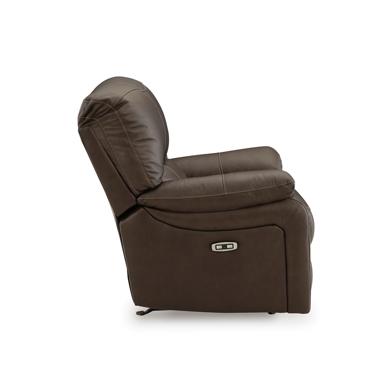 Bowery Hill 3-Piece Dark Brown Reclining Living Room Sofa Set