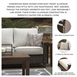 Bowery Hill Patio Set with Loveseat, Sofa, & Fire Pit Table in Brown
