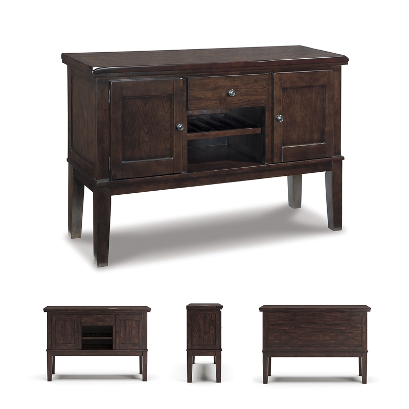 Bowery Hill Dining Set with Buffet Server, Counter Table, & 4 Stools