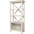 Bowery Hill Modern Farmhouse Office Set in Whitewash Finish