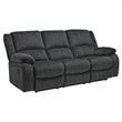 Bowery Hill 3-Piece Power Reclining Set in Slate Chenille Upholstered