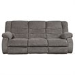 Bowery Hill Contemporary Gray Reclining Chenille Fabric Sofa Set