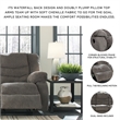 Bowery Hill Contemporary Gray Reclining Chenille Fabric Sofa Set