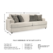 Bowery Hill Living Room Set with Sofa, Loveseat, & Accent Chair