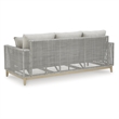 Bowery Hill 2-Piece Gray Outdoor Loveseat and Sofa Set