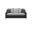 Bowery Hill Outdoor Set with 2 Swivel Lounge Chairs and Sofa