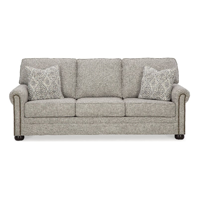 Bowery Hill Loveseat and Sofa Set in Polyester Upholstery