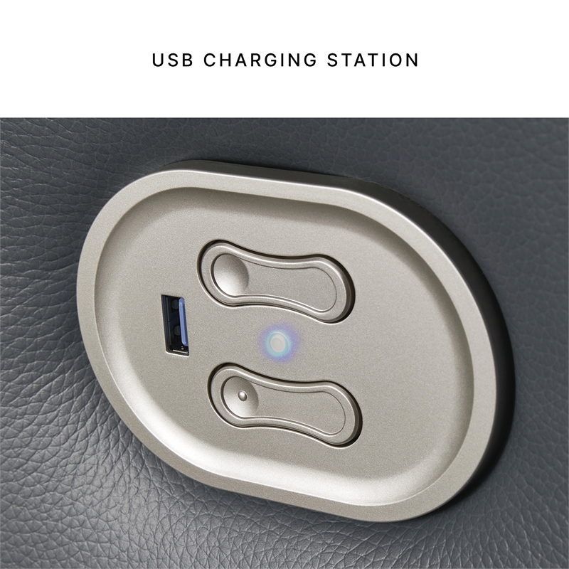 Bowery Hill Reclining Sofa and Loveseat Set in Gray Leather