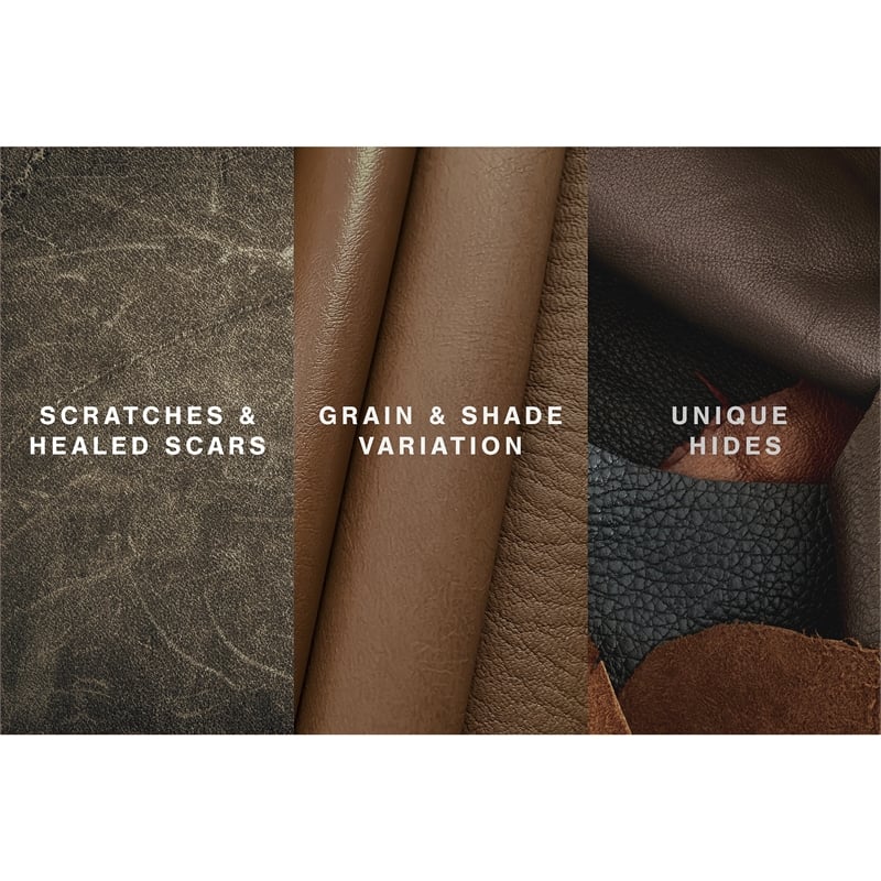 Bowery Hill Loveseat and Sofa Set in Caramel Top-Grain Leather