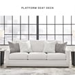 Bowery Hill Loveseat and Sofa Set in Beige Polyester Upholstery