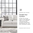 Bowery Hill Loveseat and Sofa Set in Beige Polyester Upholstery