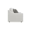 Bowery Hill Loveseat and Sofa Set in Beige Polyester Upholstery