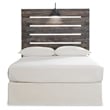 Bowery Hill Rustic-Industrial Full Headboard & 6-Drawer Dresser Set