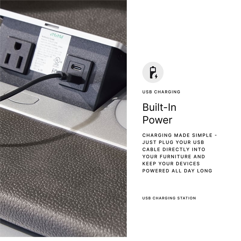 Bowery Hill Power Reclining Loveseat & Sofa Set in Faux Leather