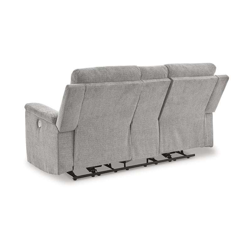 Bowery Hill 2-Piece Reclining Set of Loveseat and Sofa in Ash