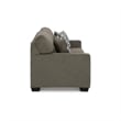 Bowery Hill Chocolate Loveseat & Sofa Set with Polyester Upholstery
