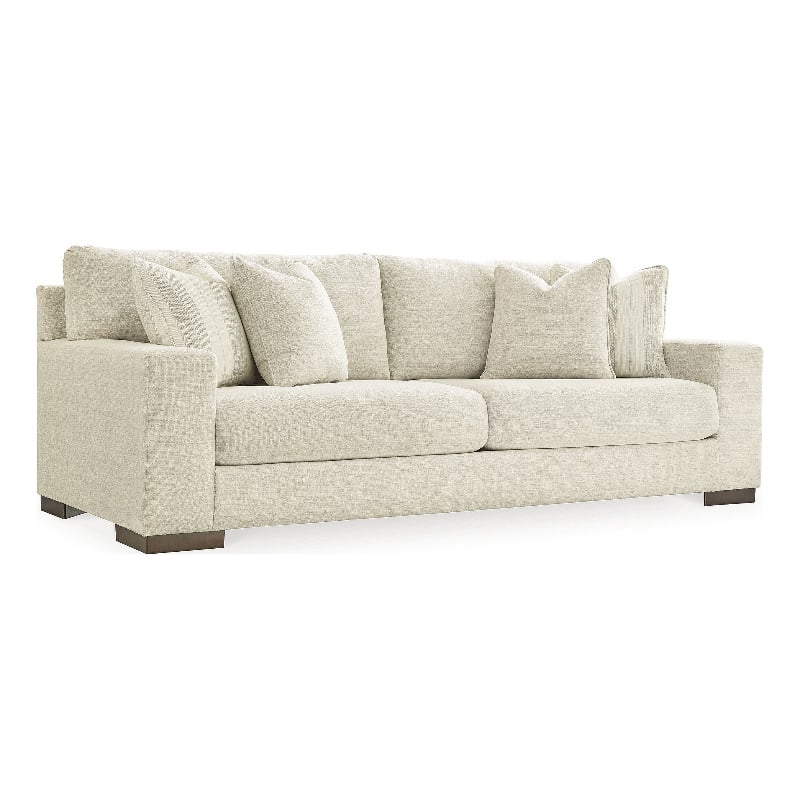 Bowery Hill 2-Piece Living Room Set of Sofa and Loveseat in Birch