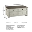 Bowery Hill 3-Piece Set of 2 End Tables & Lift-Top Cocktail Table