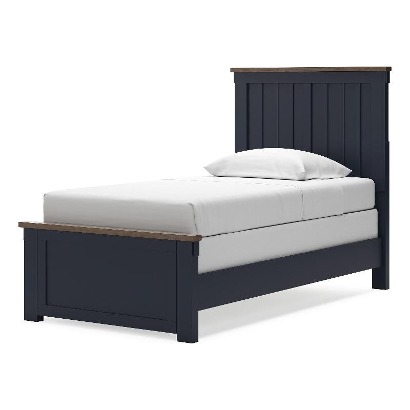 Bowery Hill 2-Piece Solid Wood Twin Headboard and Dresser Set