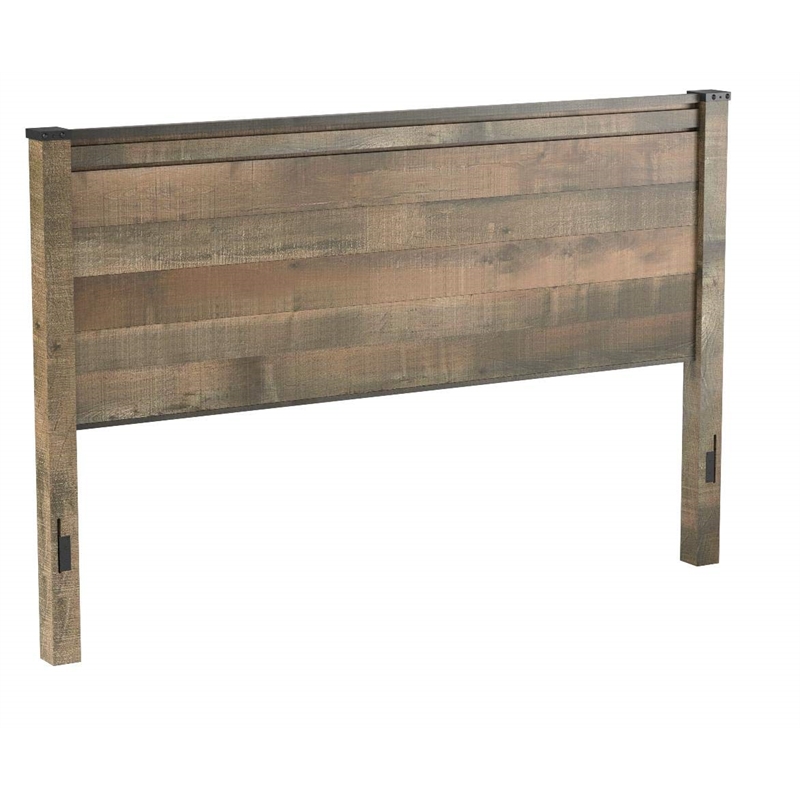 Bowery Hill California King Panel Headboard & Dresser Set in Brown