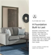 Bowery Hill Loveseat & Sofa Set in Alloy Upholstered Chenille