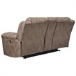 Bowery Hill Reclining Sofa & Loveseat Set in Fossil Faux Leather