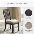 Bowery Hill 6-Piece Dining Set of Storage Table, Side Chairs, & Bench
