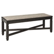 Bowery Hill 6-Piece Dining Set of Storage Table, Side Chairs, & Bench
