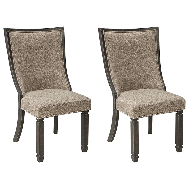 Bowery Hill Farmhouse Dining Set of 6 Chairs, Dining Bench, & Storage Table