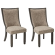Bowery Hill Farmhouse Dining Set of 6 Chairs, Dining Bench, & Storage Table