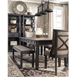 Bowery Hill Farmhouse Dining Set of 6 Chairs, Dining Bench, & Storage Table