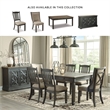 Bowery Hill Farmhouse Dining Set of 6 Chairs, Dining Bench, & Storage Table