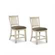Bowery Hill 7-Piece Counter Height Dining Set of Table & Upholstered Chairs