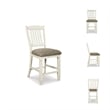 Bowery Hill 7-Piece Counter Height Dining Set of Table & Upholstered Chairs
