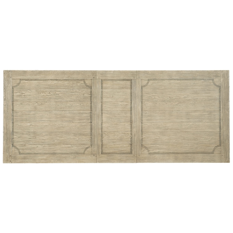 Bowery Hill Dining Set of Trestle Table, 2 Arm Chairs, & 4 Side Chairs in White & Black