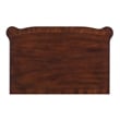 Bowery Hill King Bed & 2 Nightstands Set in Cherry Brown