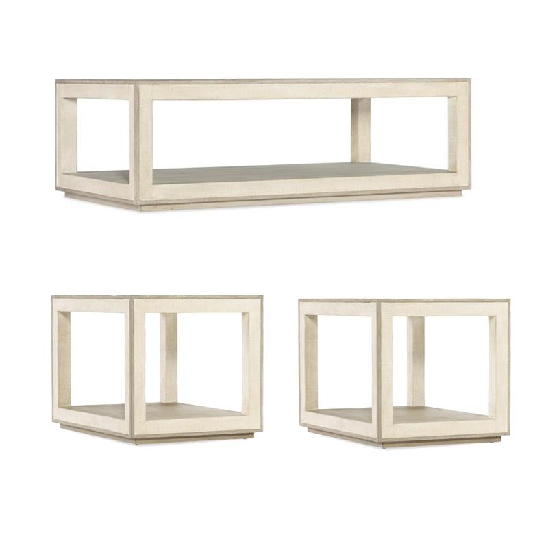 Bowery Hill Zen-Inspired Living Room Set of 2 End Tables and Cocktail Table