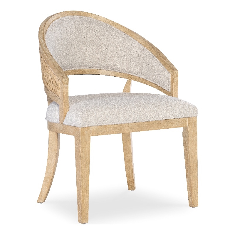 Bowery Hill Dining Set of Round Dining Table & 4 Chairs in Beige