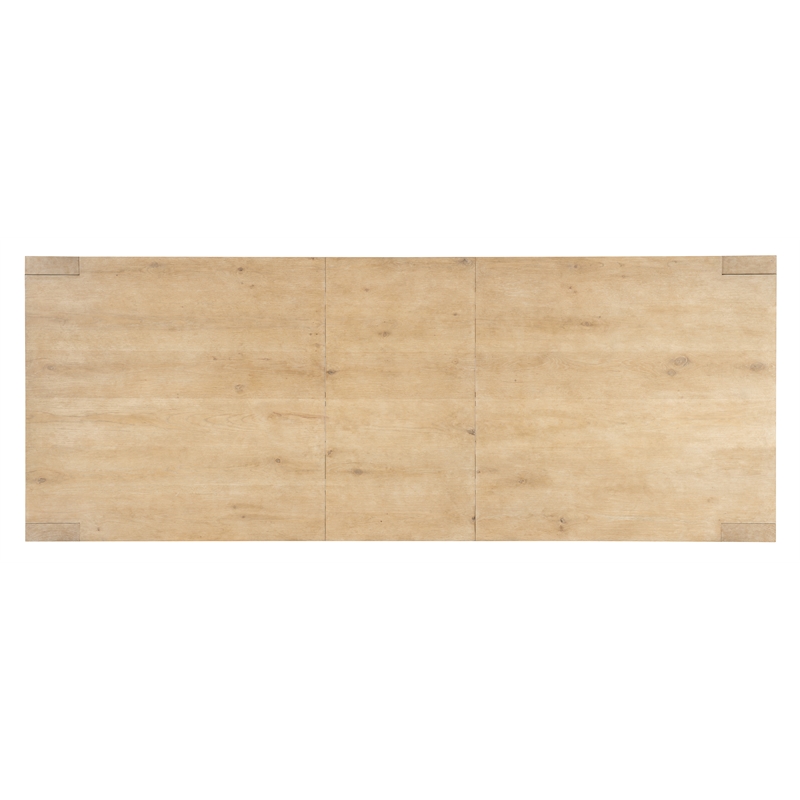 Bowery Hill Dining Set of Rectangular Table, 2 Arm Chairs & 4 Side Chairs in Beige