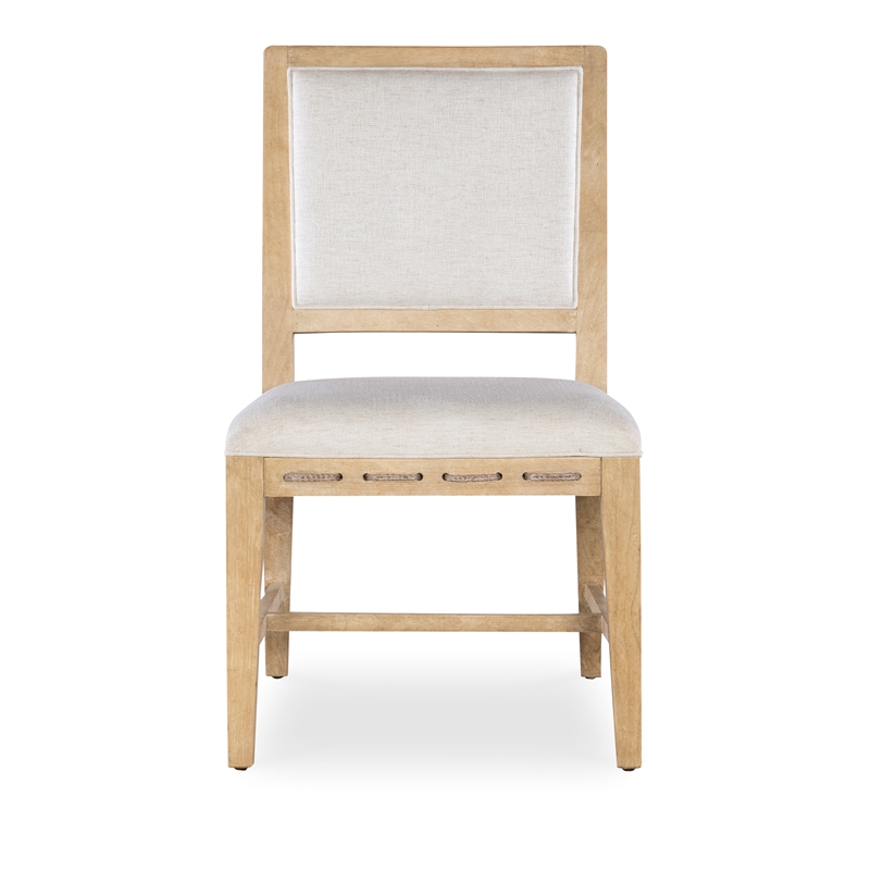 Bowery Hill Dining Set of Rectangular Table, 2 Arm Chairs & 4 Side Chairs in Beige