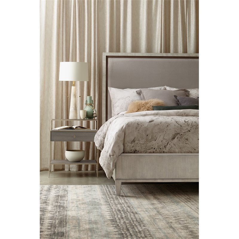 Bowery Hill 4-Piece Bedroom Set of Dresser, 2 Nightstands, & Queen Bed