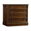 Bowery Hill Office Set of Executive Desk and 2 Lateral Filing Cabinets