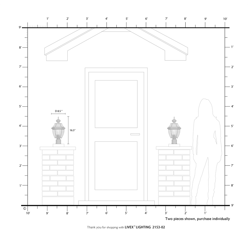 Bowery Hill 1-Light Brass Outdoor Post Top Lantern in Polished Brass